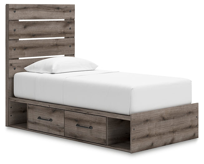 Graystorm  Panel Bed With Storage Signature Design by Ashley®