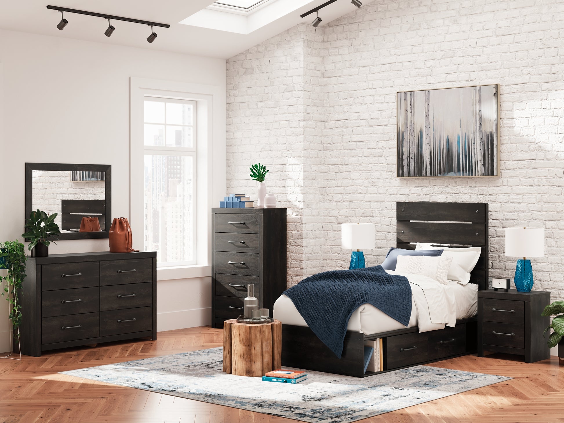 Hollivern  Panel Storage Bed Signature Design by Ashley®