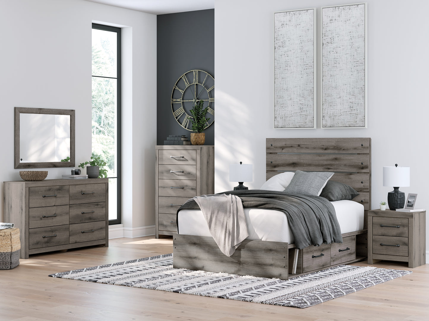 Graystorm  Panel Storage Bed Signature Design by Ashley®