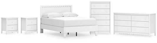 Hallityn Full Panel Platform Bed with Dresser, Chest and 2 Nightstands Signature Design by Ashley®