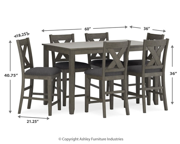 Caitbrook RECT DRM Counter TBL Set(7/CN) Signature Design by Ashley®