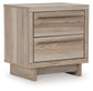 Hasbrick Queen Panel Headboard with Mirrored Dresser, Chest and Nightstand Signature Design by Ashley®