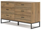 Deanlow Twin Platform Panel Bed with Dresser and 2 Nightstands Signature Design by Ashley®