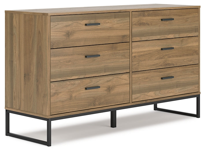 Deanlow Twin Platform Panel Bed with Dresser and 2 Nightstands Signature Design by Ashley®