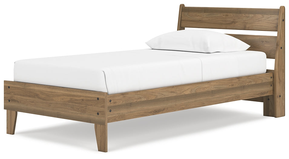 Deanlow Twin Platform Panel Bed with Dresser and 2 Nightstands Signature Design by Ashley®