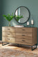 Deanlow Twin Panel Headboard with Dresser Signature Design by Ashley®