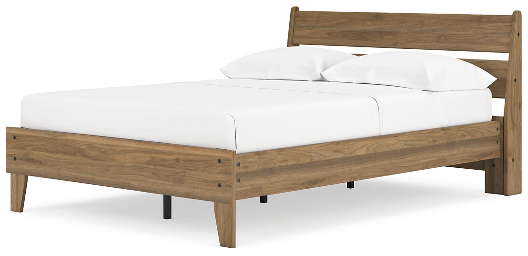 Deanlow Full Platform Panel Bed with Dresser, Chest and 2 Nightstands Signature Design by Ashley®