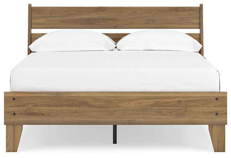 Deanlow Full Platform Panel Bed with Dresser, Chest and 2 Nightstands Signature Design by Ashley®