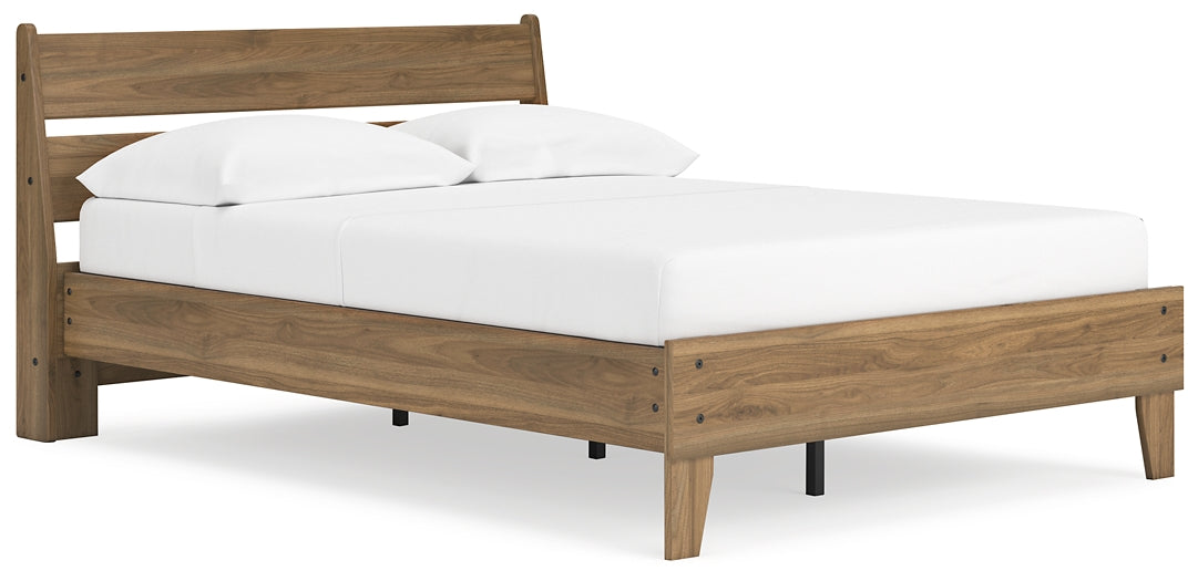 Deanlow Full Platform Panel Bed with Dresser, Chest and 2 Nightstands Signature Design by Ashley®