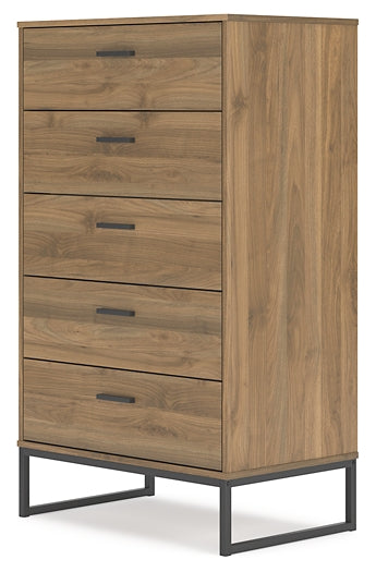 Deanlow Twin Platform Panel Bed with Dresser, Chest and Nightstand Signature Design by Ashley®