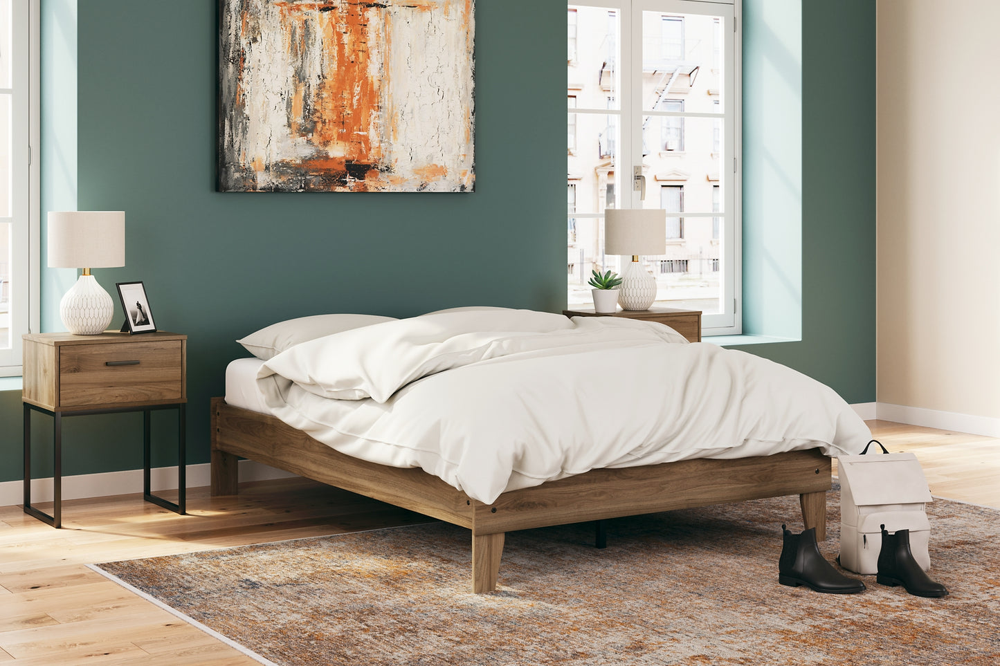 Deanlow Full Platform Bed with Dresser Signature Design by Ashley®