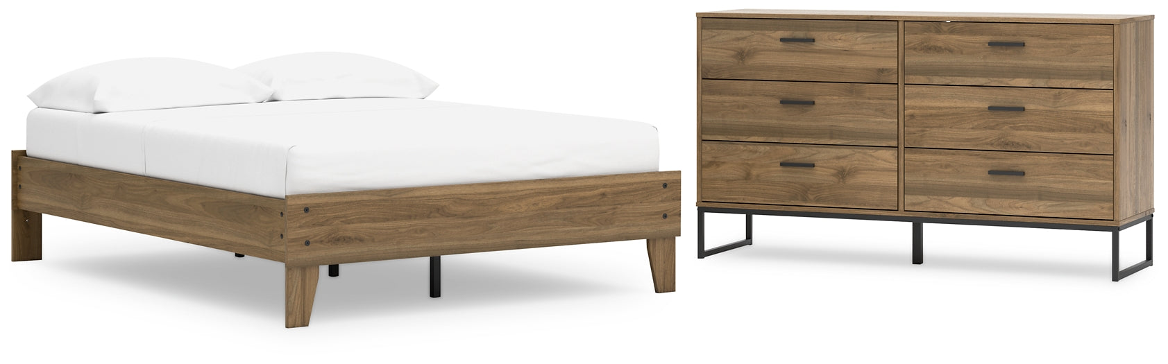 Deanlow Full Platform Bed with Dresser Signature Design by Ashley®