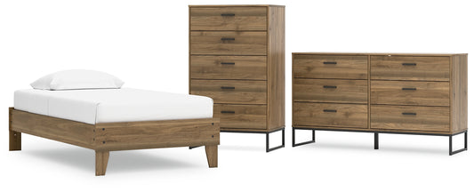 Deanlow Twin Platform Bed with Dresser and Chest Signature Design by Ashley®