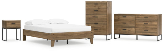 Deanlow Full Platform Bed with Dresser, Chest and Nightstand Signature Design by Ashley®