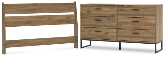 Deanlow Full Panel Headboard with Dresser Signature Design by Ashley®