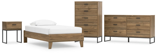 Deanlow Twin Platform Bed with Dresser, Chest and Nightstand Signature Design by Ashley®