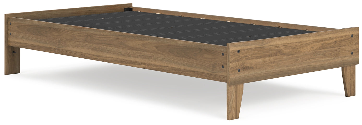 Deanlow Twin Platform Bed with Nightstand Signature Design by Ashley®