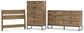 Deanlow Twin Panel Headboard with Dresser and Chest Signature Design by Ashley®