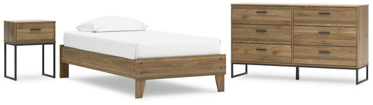 Deanlow Twin Platform Bed with Dresser and Nightstand Signature Design by Ashley®