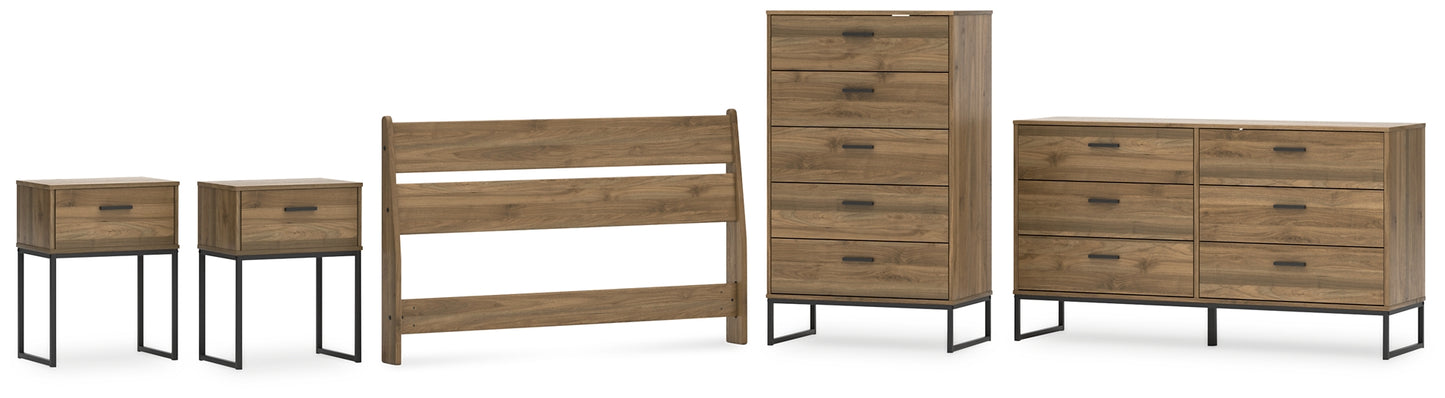 Deanlow Full Panel Headboard with Dresser, Chest and 2 Nightstands Signature Design by Ashley®