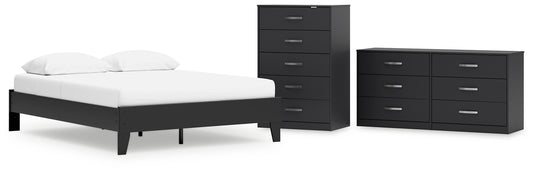 Finch Queen Platform Bed with Dresser and Chest Signature Design by Ashley®