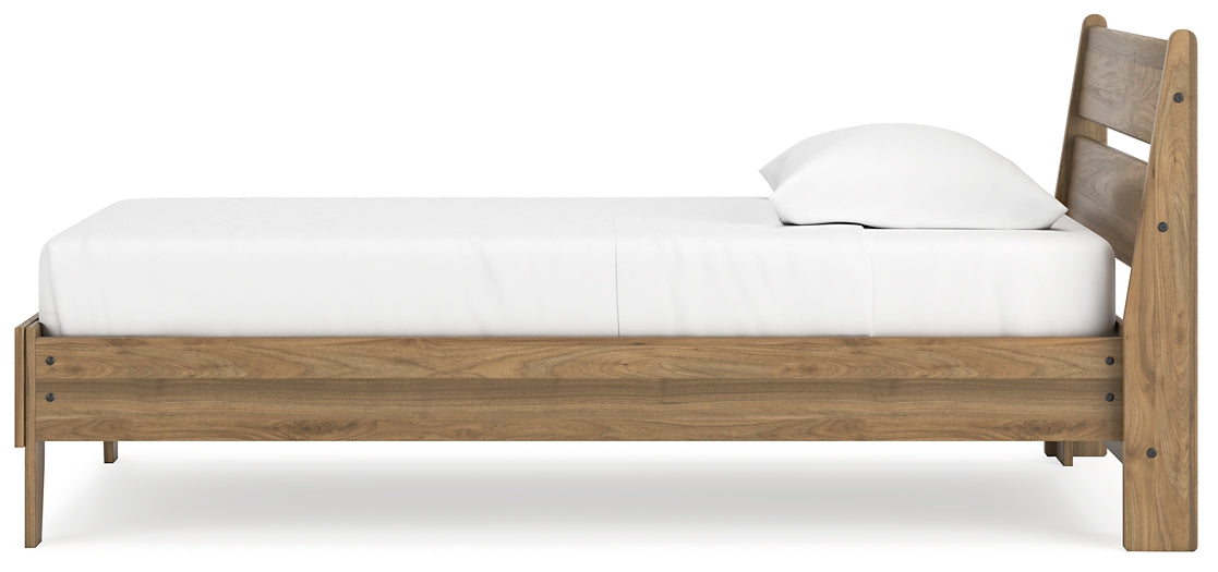 Deanlow Twin Platform Panel Bed with Dresser Signature Design by Ashley®