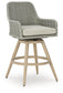 Seton Creek Barstool with Cushion (2/CN) Signature Design by Ashley®