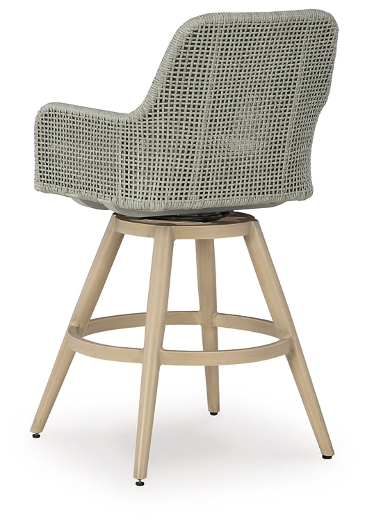 Seton Creek Barstool with Cushion (2/CN) Signature Design by Ashley®