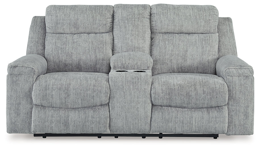 Buntington DBL Rec Loveseat w/Console Benchcraft®