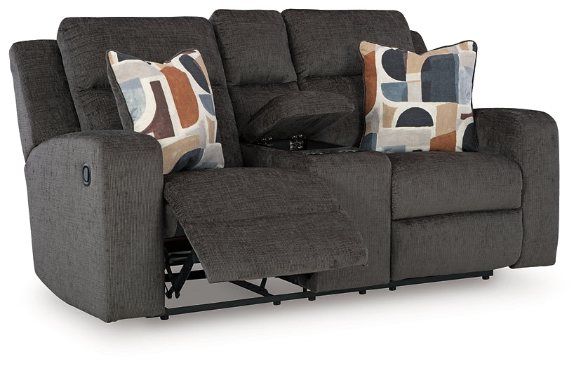 Kanlow DBL Rec Loveseat w/Console Signature Design by Ashley®