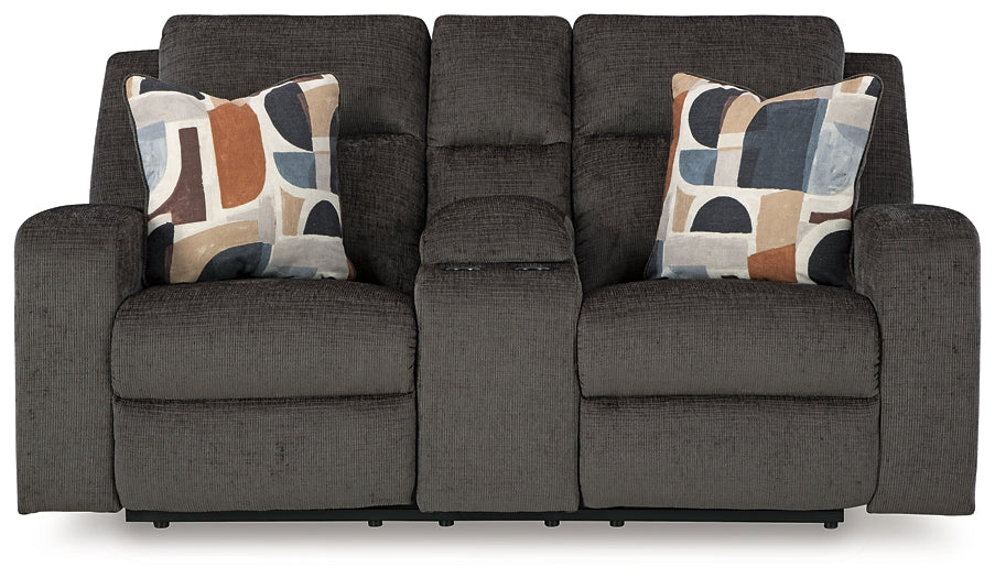 Kanlow DBL Rec Loveseat w/Console Signature Design by Ashley®