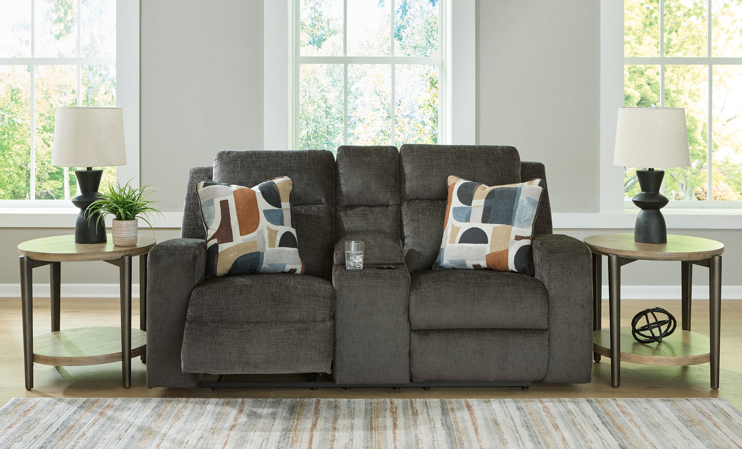 Kanlow DBL Rec Loveseat w/Console Signature Design by Ashley®