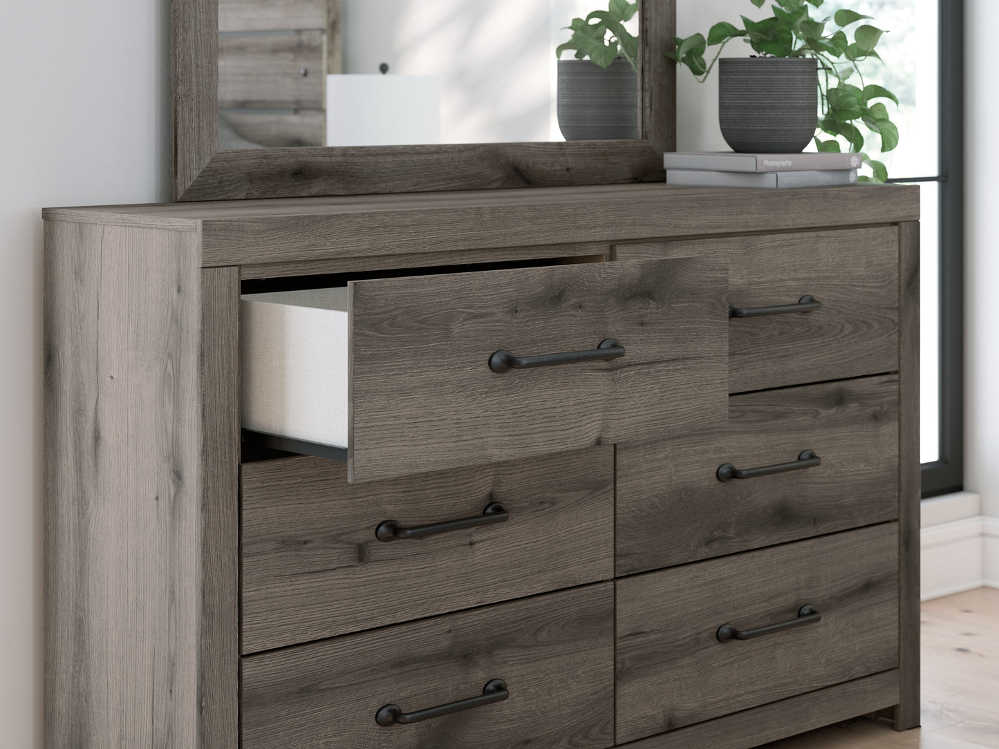 Graystorm Dresser and Mirror Signature Design by Ashley®