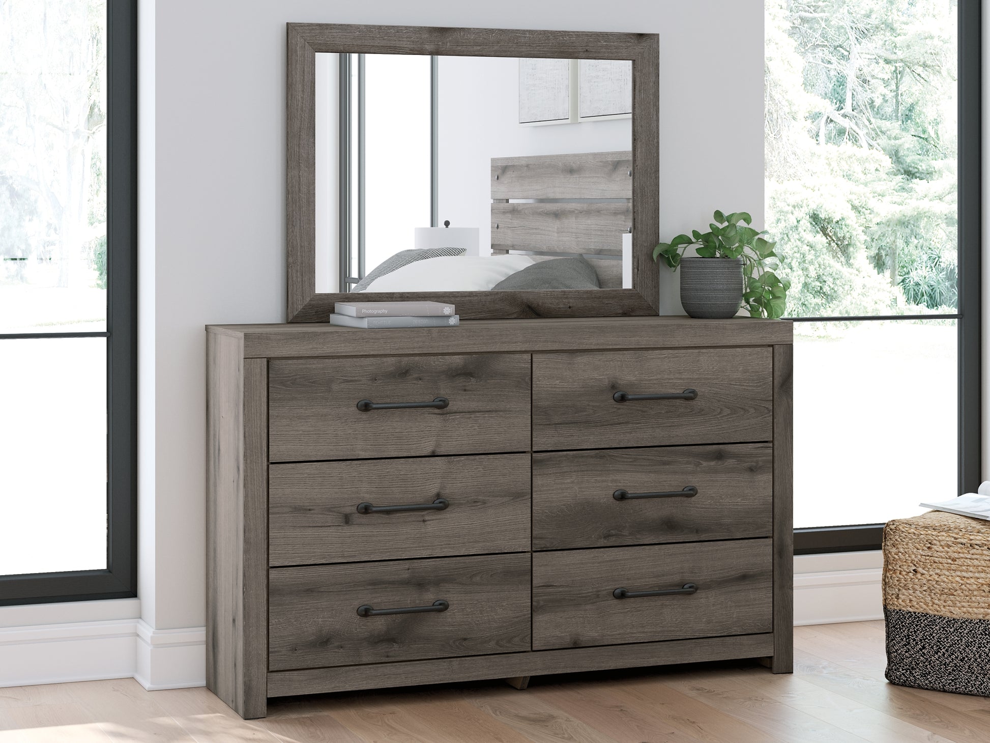 Graystorm Dresser and Mirror Signature Design by Ashley®