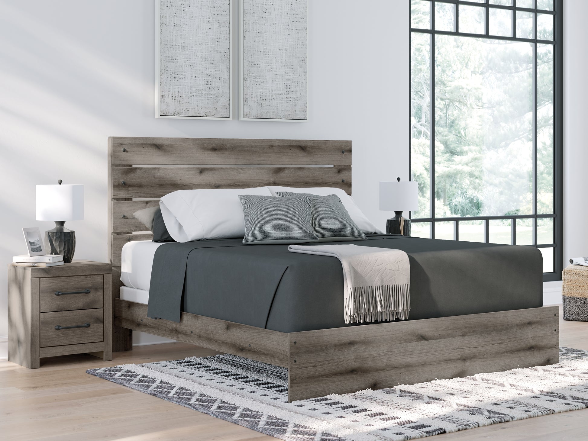 Graystorm King Panel Bed Signature Design by Ashley®