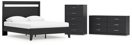 Finch Queen Panel Platform Bed with Dresser and Chest Signature Design by Ashley®