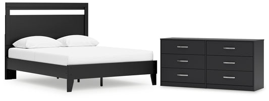 Finch Queen Panel Platform Bed with Dresser Signature Design by Ashley®