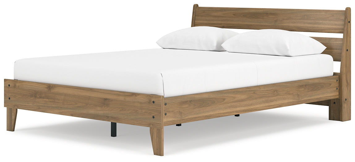 Deanlow Queen Platform Panel Bed with Dresser, Chest and 2 Nightstands Signature Design by Ashley®