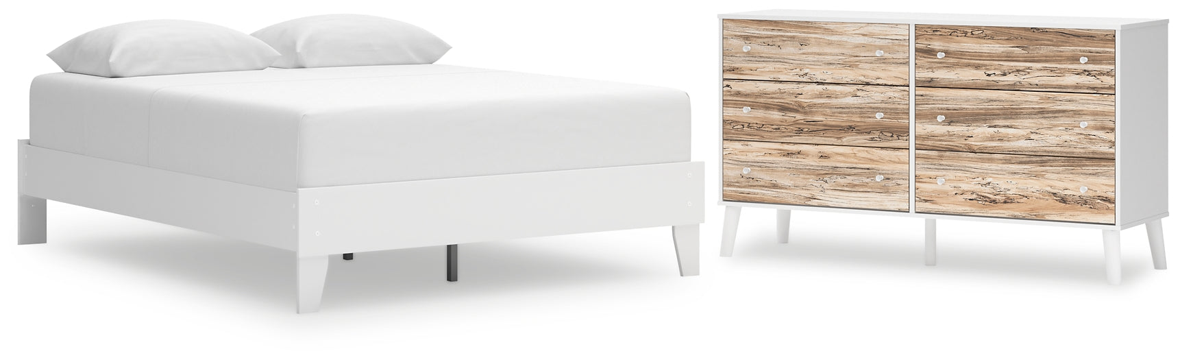 Piperton Queen Platform Bed with Dresser Signature Design by Ashley®