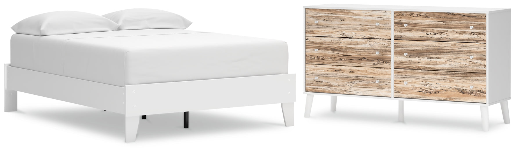 Piperton Full Platform Bed with Dresser Signature Design by Ashley®