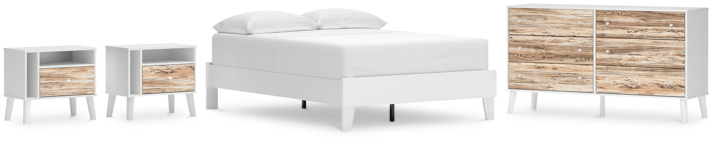 Piperton Full Platform Bed with Dresser and 2 Nightstands Signature Design by Ashley®