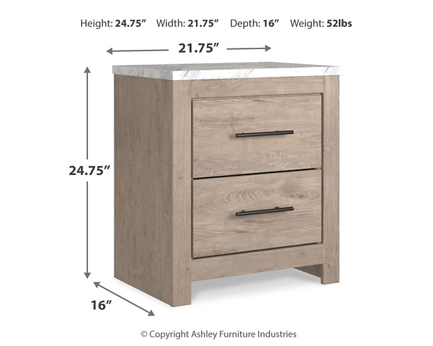 Senniberg Queen Panel Bed with Mirrored Dresser and 2 Nightstands Signature Design by Ashley®