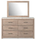 Senniberg Queen Panel Bed with Mirrored Dresser and Chest Signature Design by Ashley®