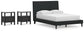 Cadmori Full Upholstered Bed with 2 Nightstands Signature Design by Ashley®