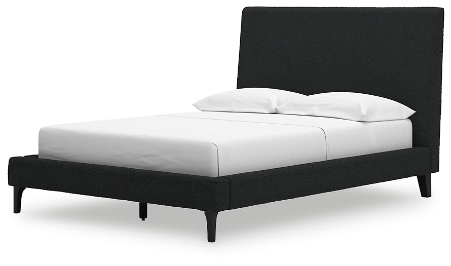 Cadmori Full Upholstered Bed with Mirrored Dresser and 2 Nightstands Signature Design by Ashley®