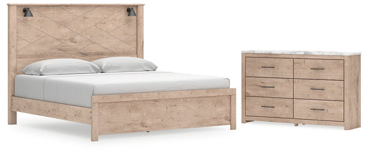 Senniberg King Panel Bed with Dresser Signature Design by Ashley®