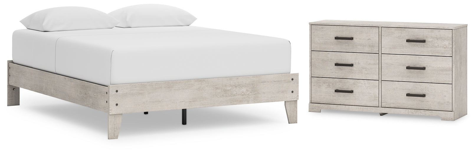 Shawburn Queen Platform Bed with Dresser Signature Design by Ashley®