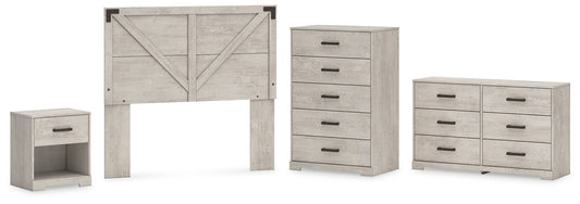 Shawburn Full Panel Headboard with Dresser, Chest and Nightstand Signature Design by Ashley®