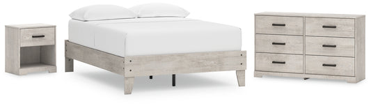 Shawburn Full Platform Bed with Dresser and Nightstand Signature Design by Ashley®