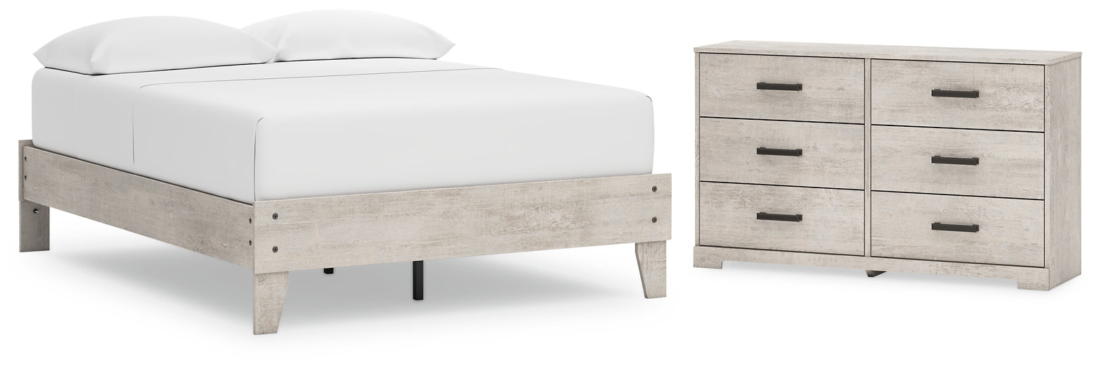 Shawburn Full Platform Bed with Dresser Signature Design by Ashley®